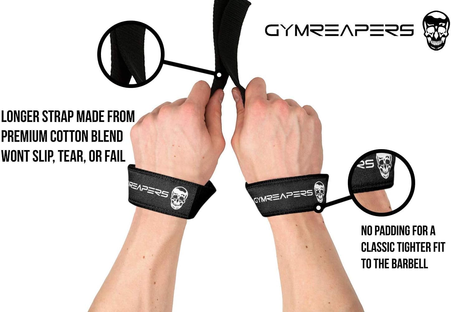 Lifting Wrist Straps for Weightlifting