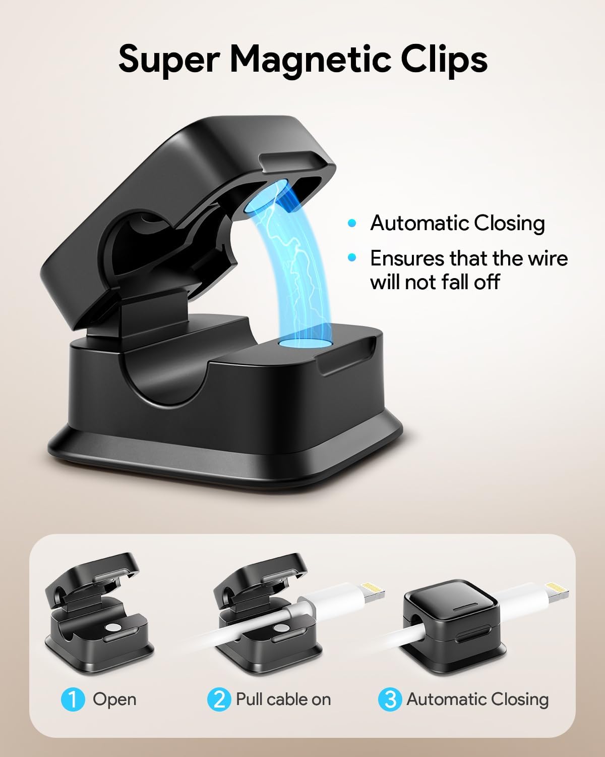 8 Pack Cord Organizer Holder