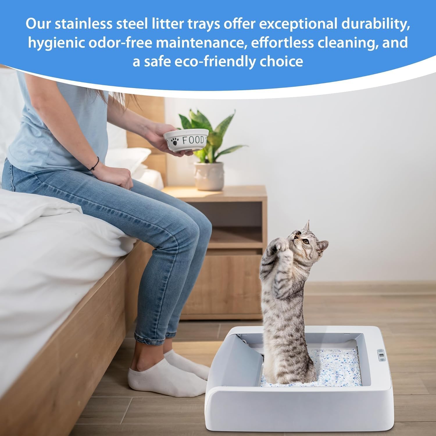 Litter Tray Stainless Steel