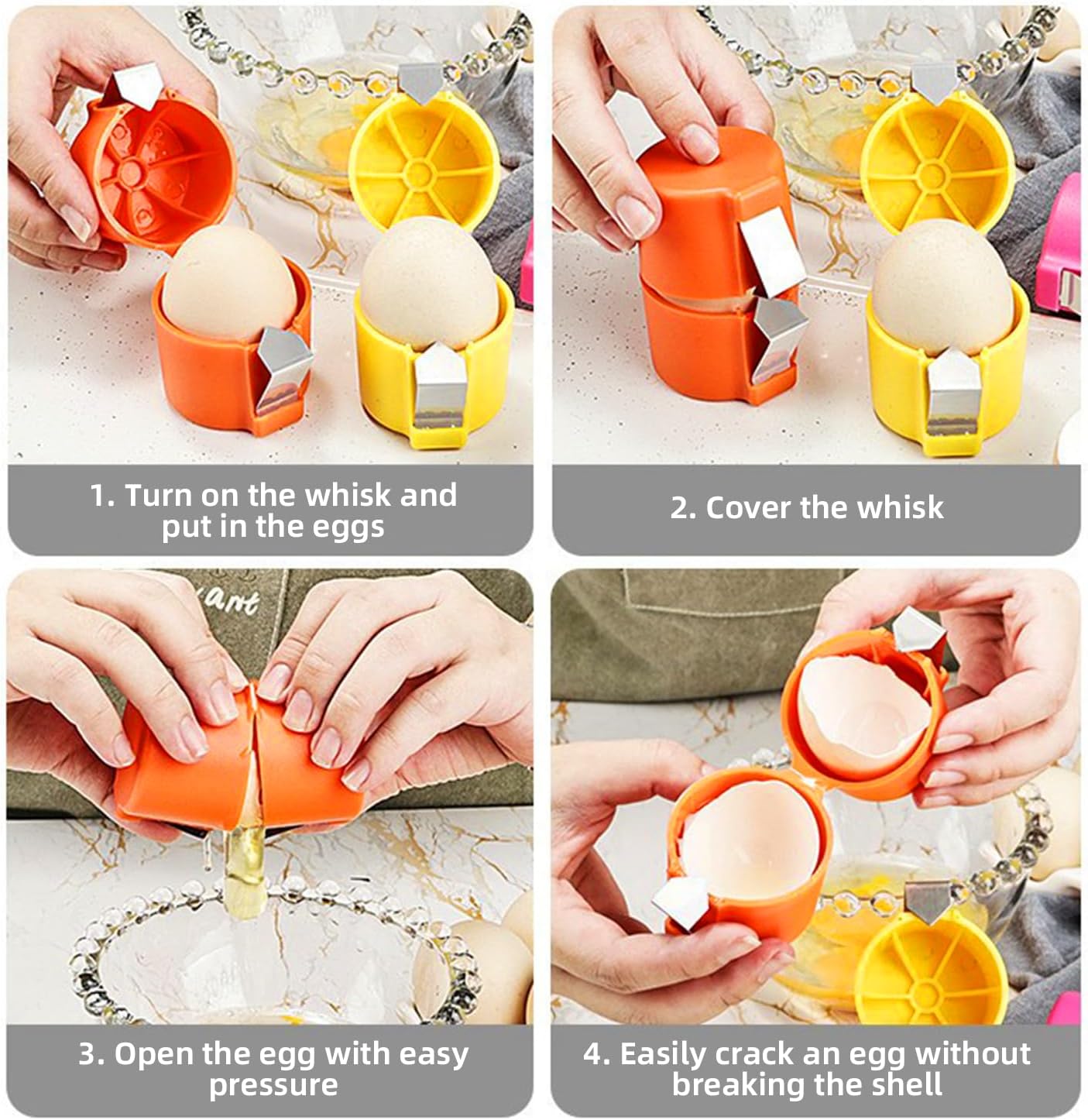 3 PCS Egg Shell Opener