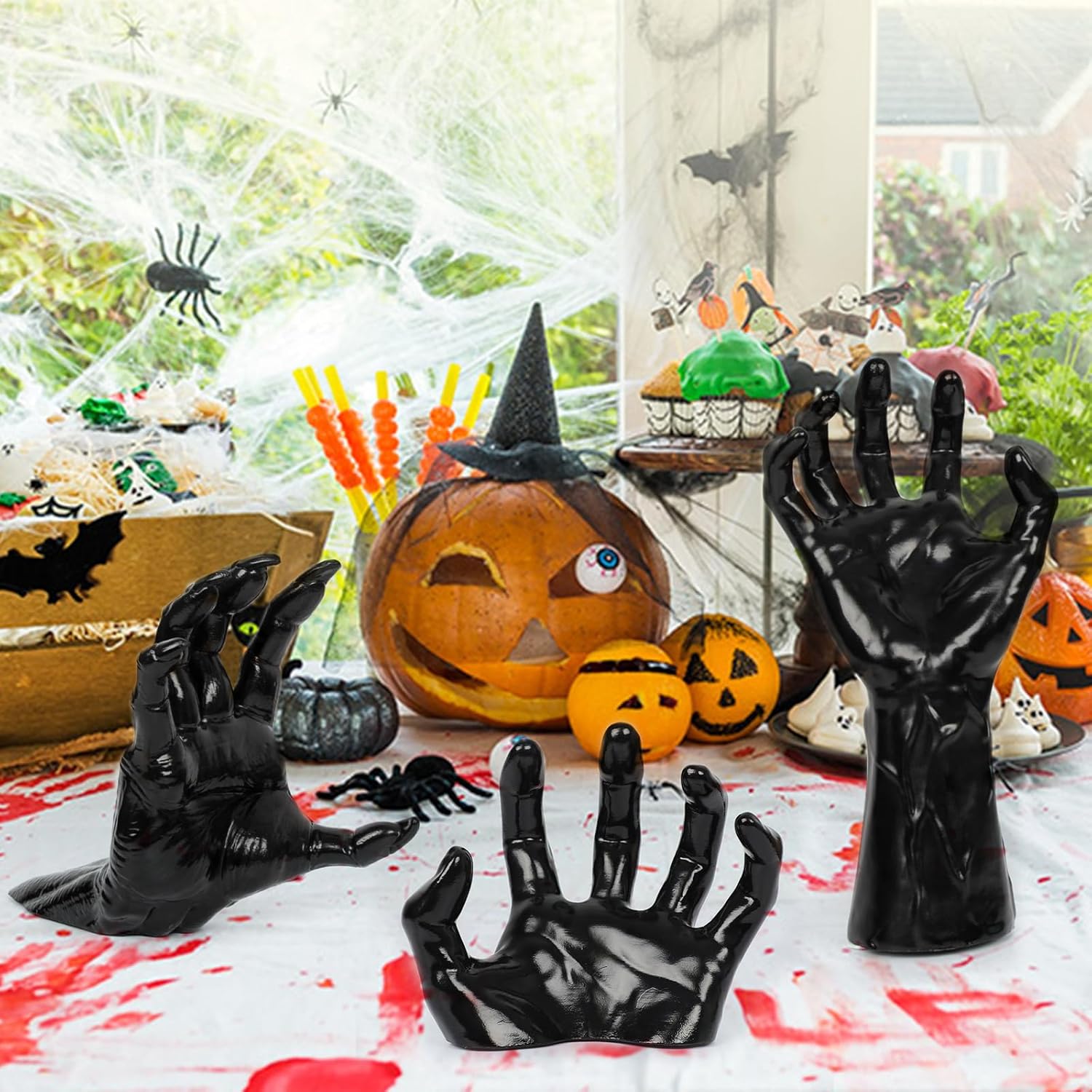 Halloween Creepy Reaching Hands, 3 Pcs