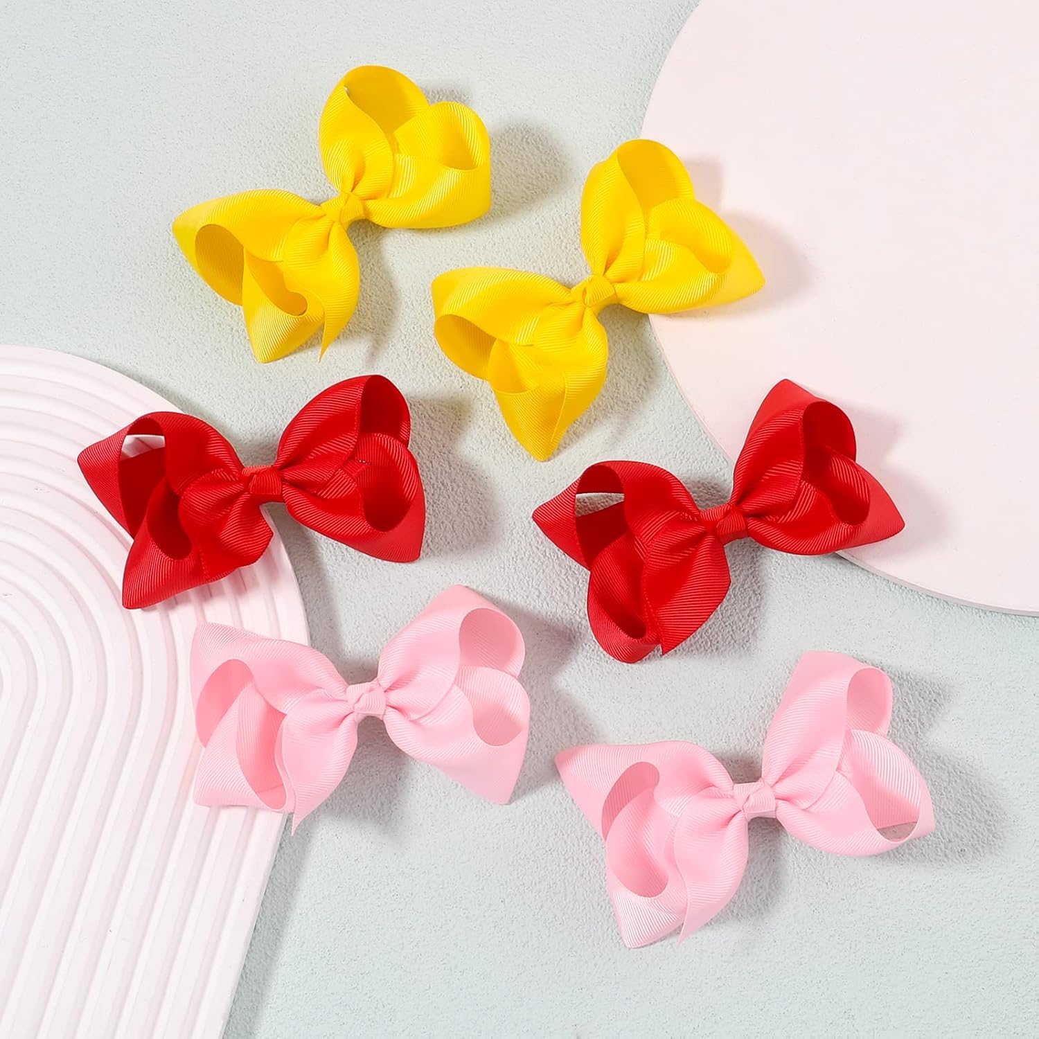 40PCS 4.5 Inch Hair Bows for Girls