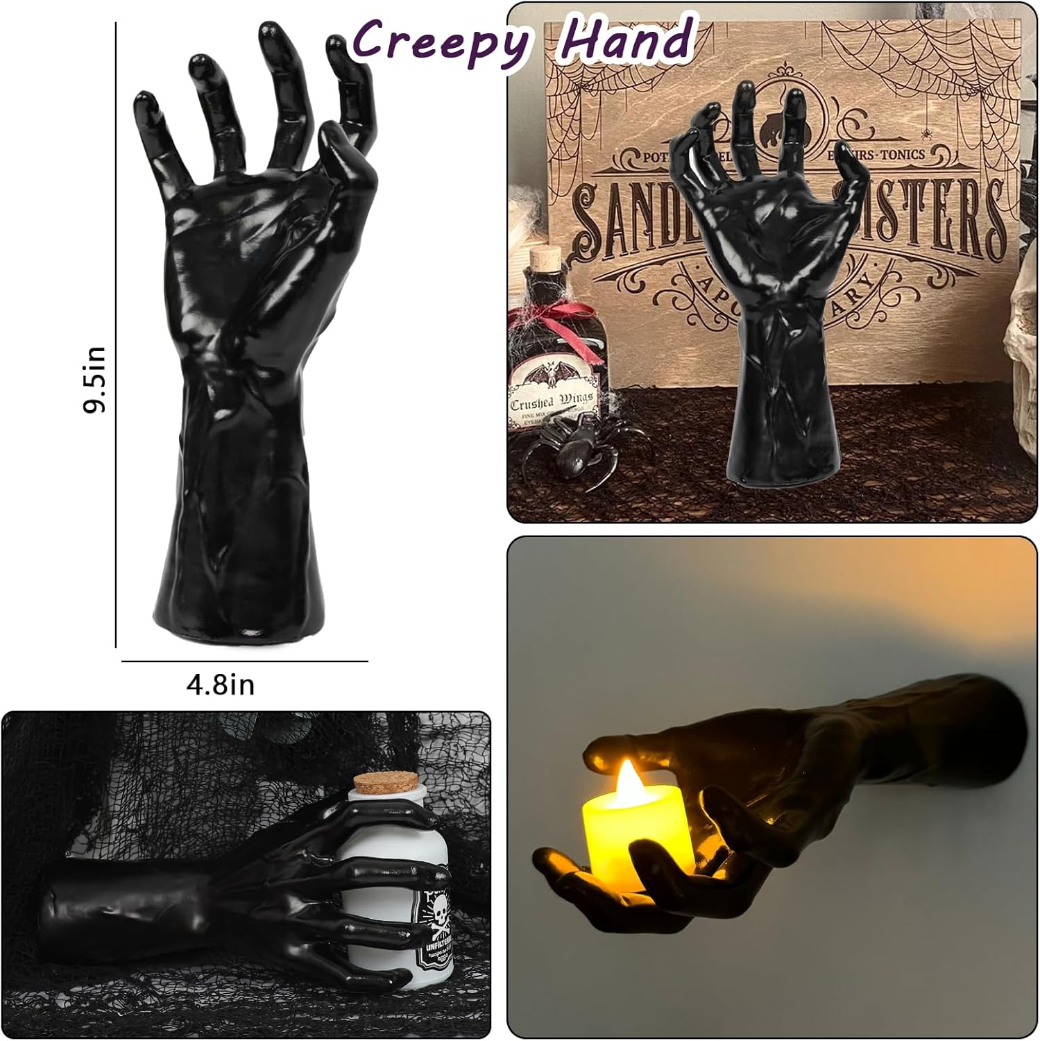 Halloween Creepy Reaching Hands, 3 Pcs