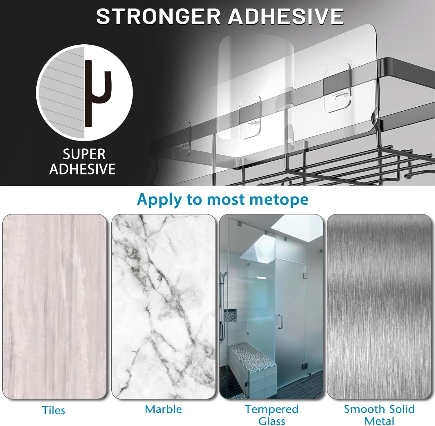 Shower Caddy Shelf Organizer Rack