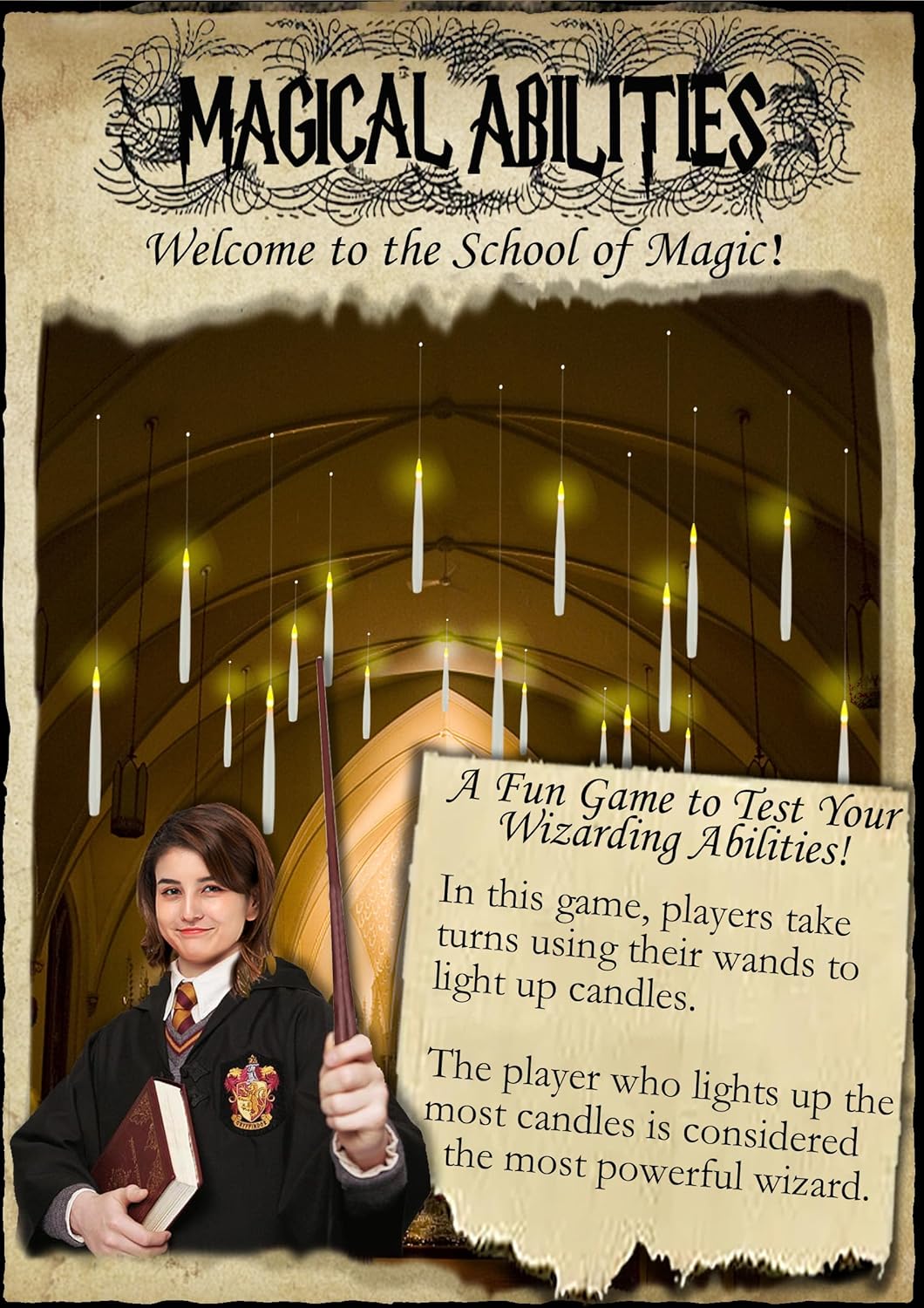 Halloween 20 PCs Floating Candles