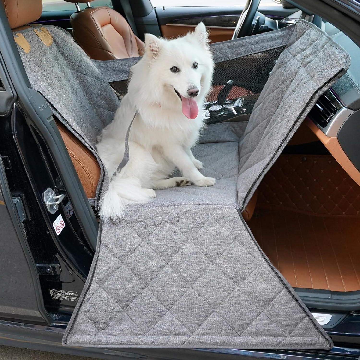 Dog Car Front Seat Cover with Door Protection