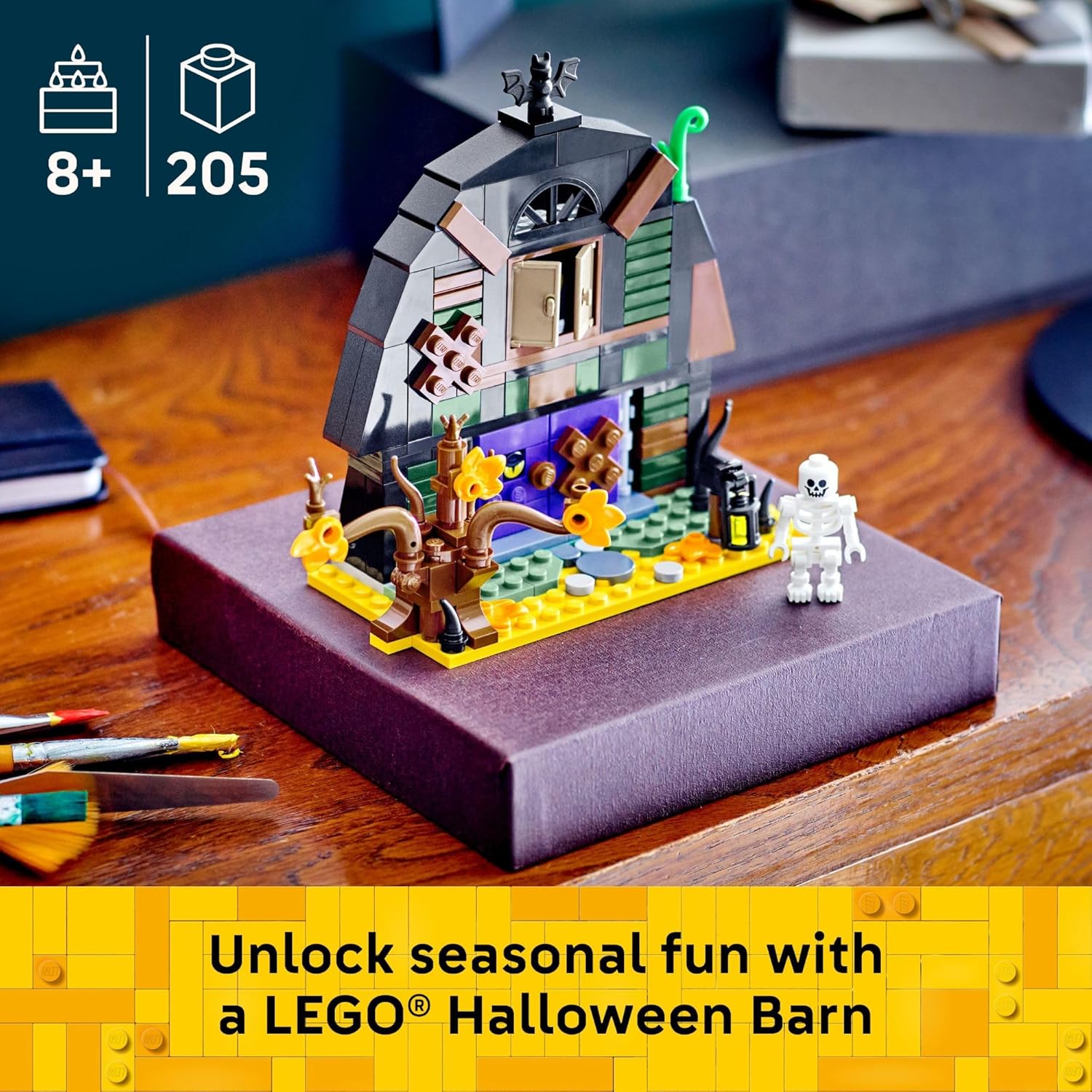 Halloween Barn Building Toy for Kids
