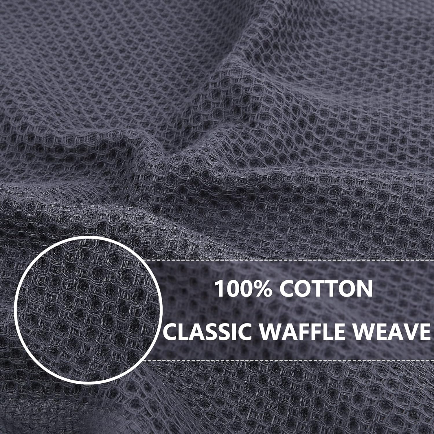 Dish Cloths 100% Cotton Waffle Weave Kitchen