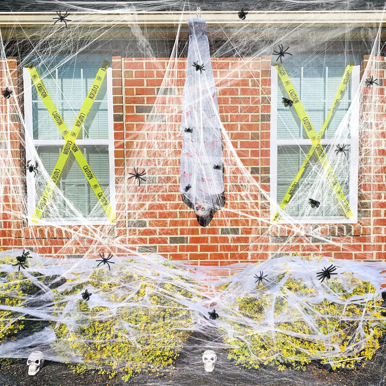 1400 sqft Halloween Spider Webs