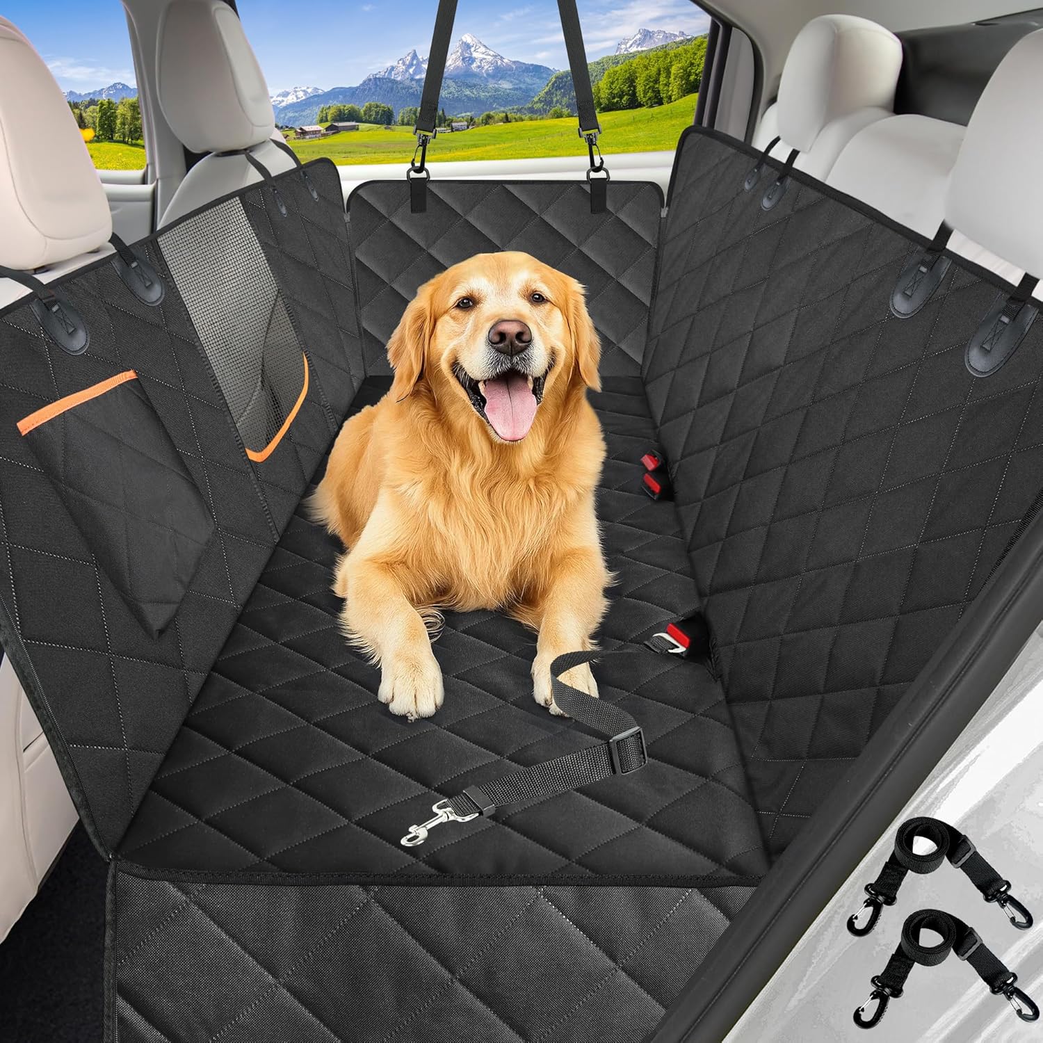 Dog Car Seat Cover for Back Seat