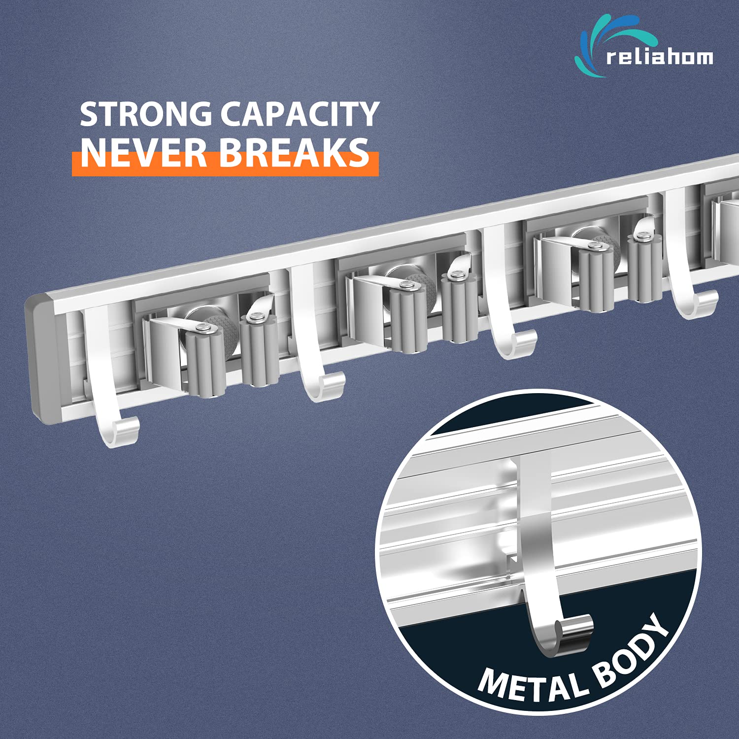 Broom Holder Wall Mount