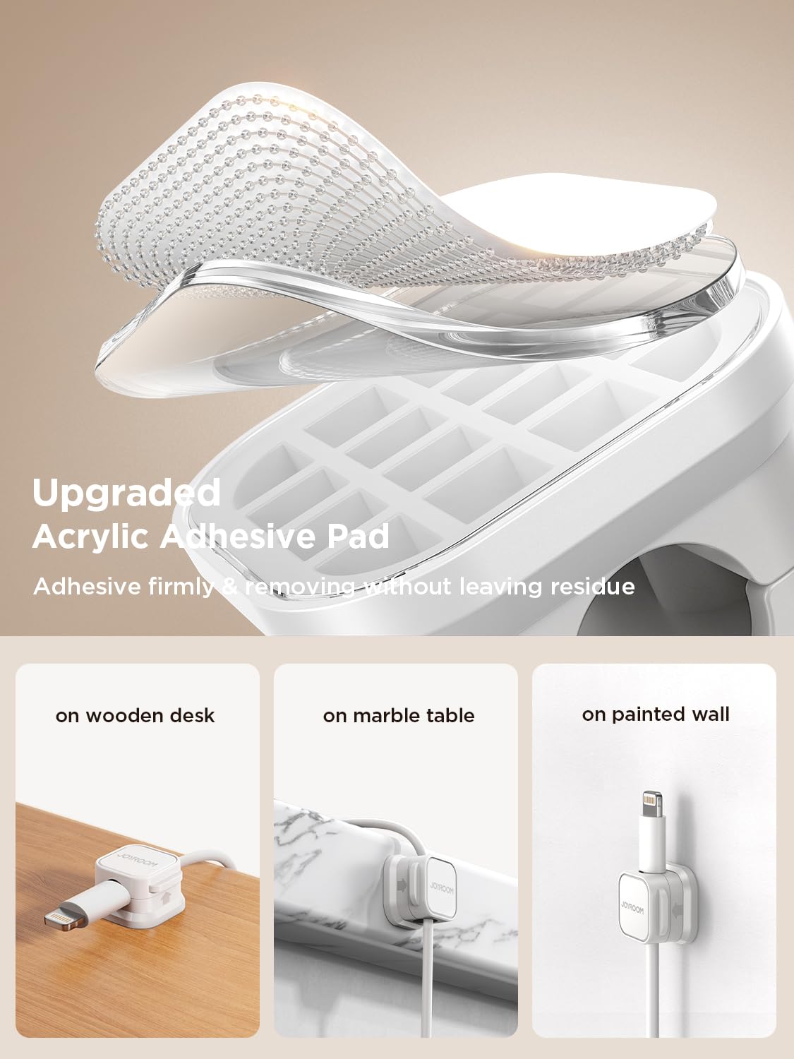 Magnetic Cable Clips, 6 Pack