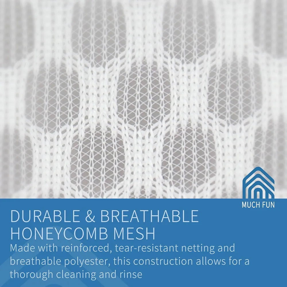 Honeycomb Mesh Laundry Bags, 3Pcs