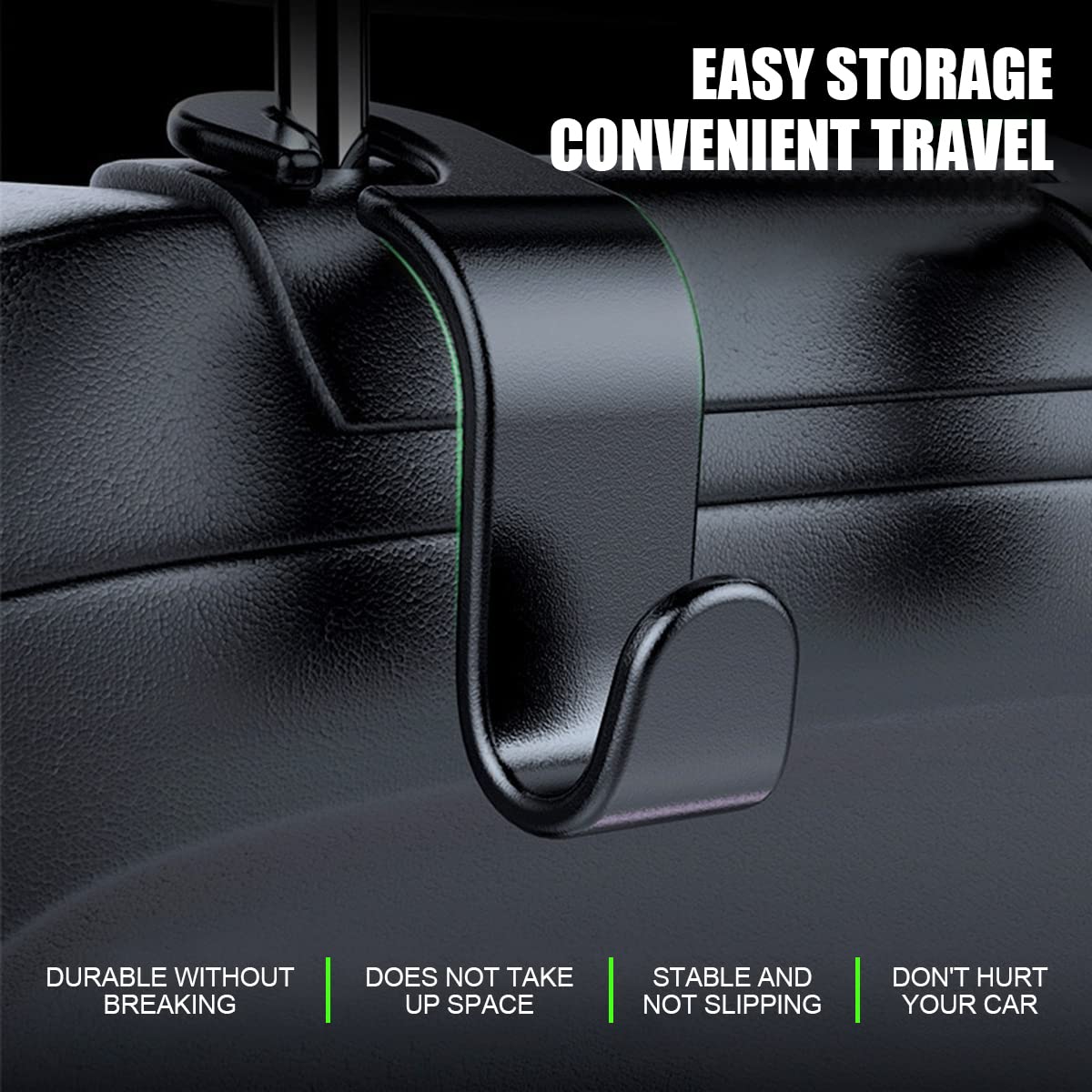 Car Back Seat Headrest Hooks