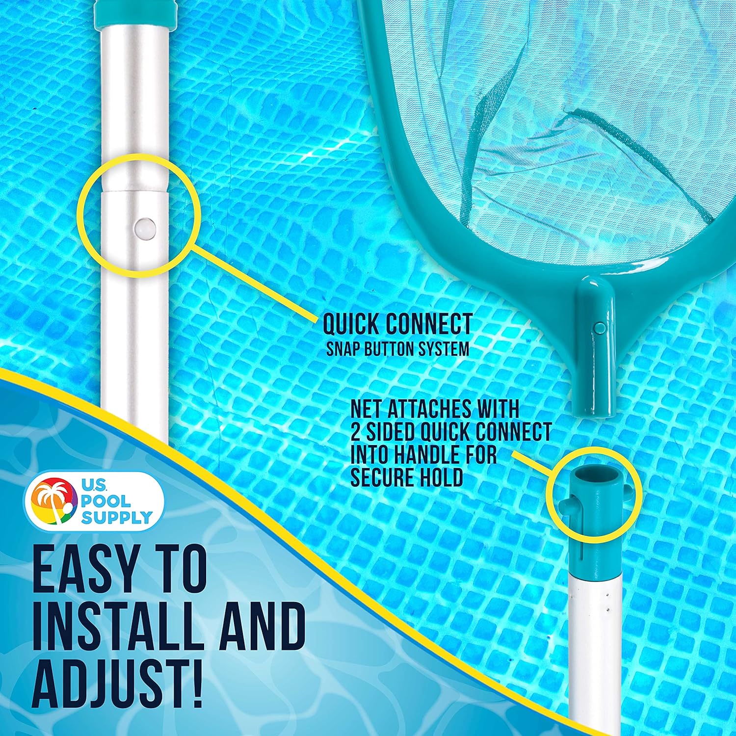 Swimming Pool Leaf Skimmer Net