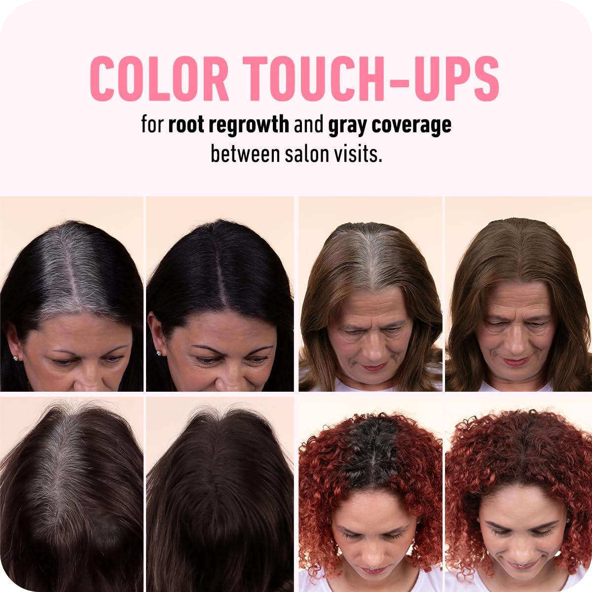 Hairline Powder, Root Touch Up Hair Color - Dark Brown