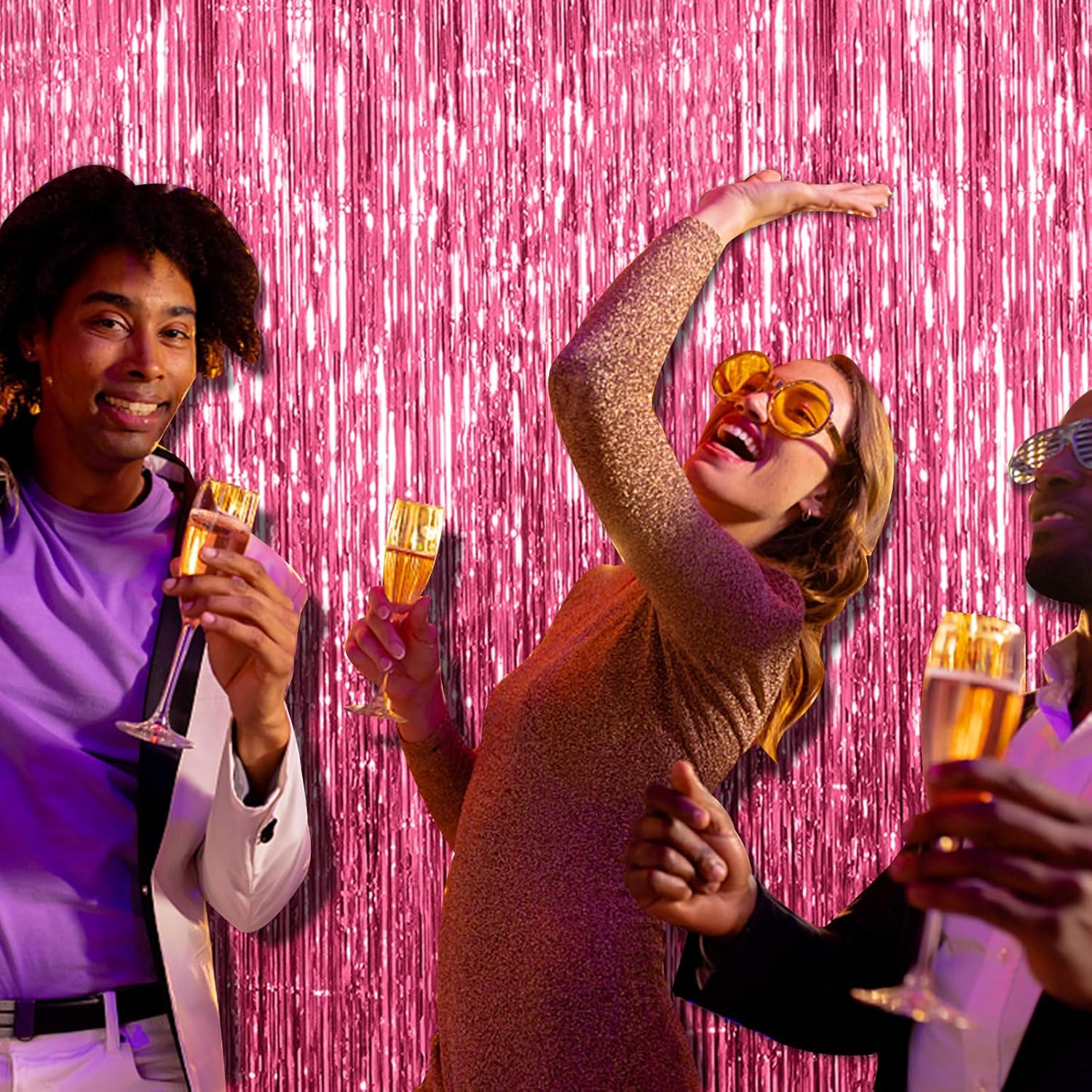 2 Pack Pink Backdrop Party Decorations