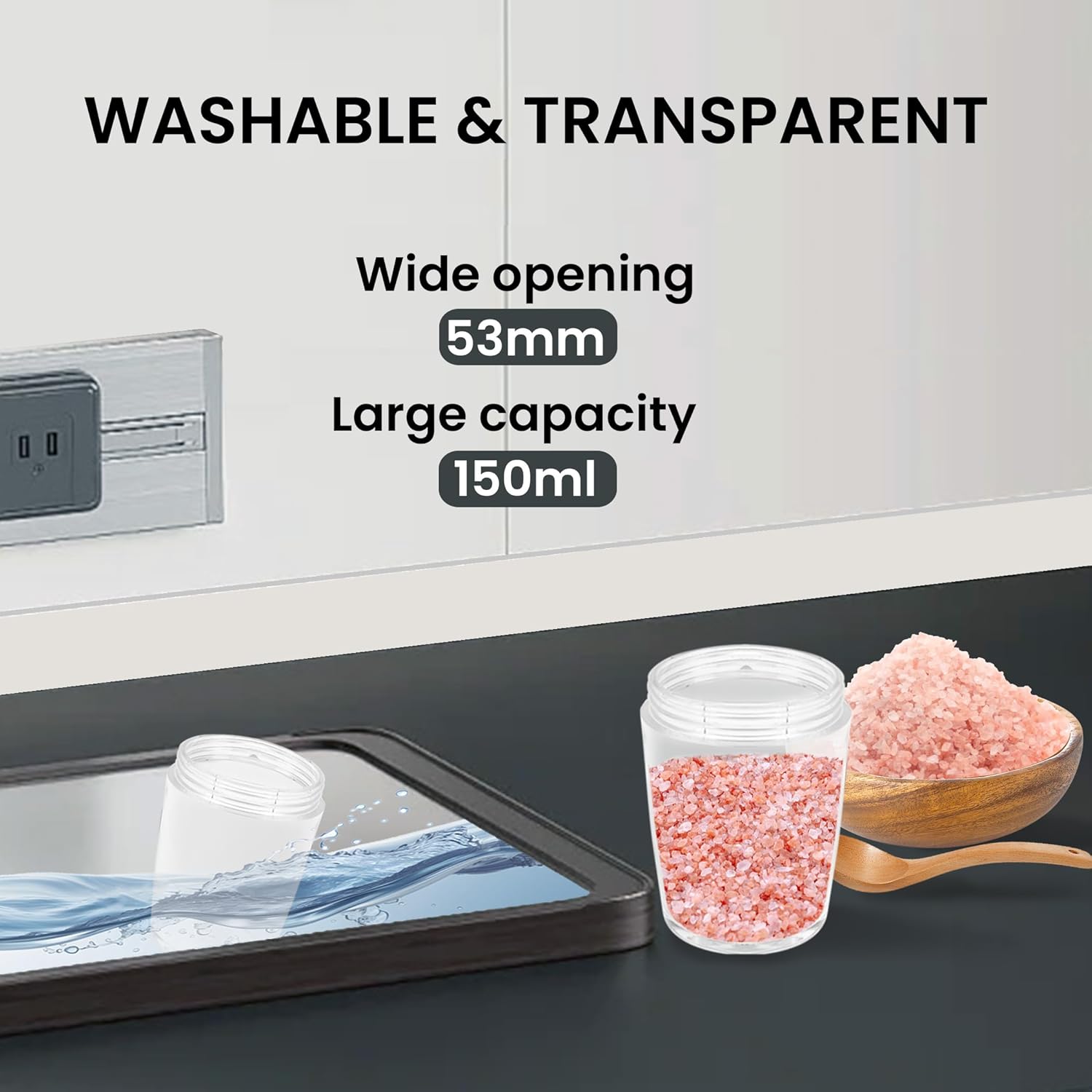 Electric Salt and Pepper Grinder Set