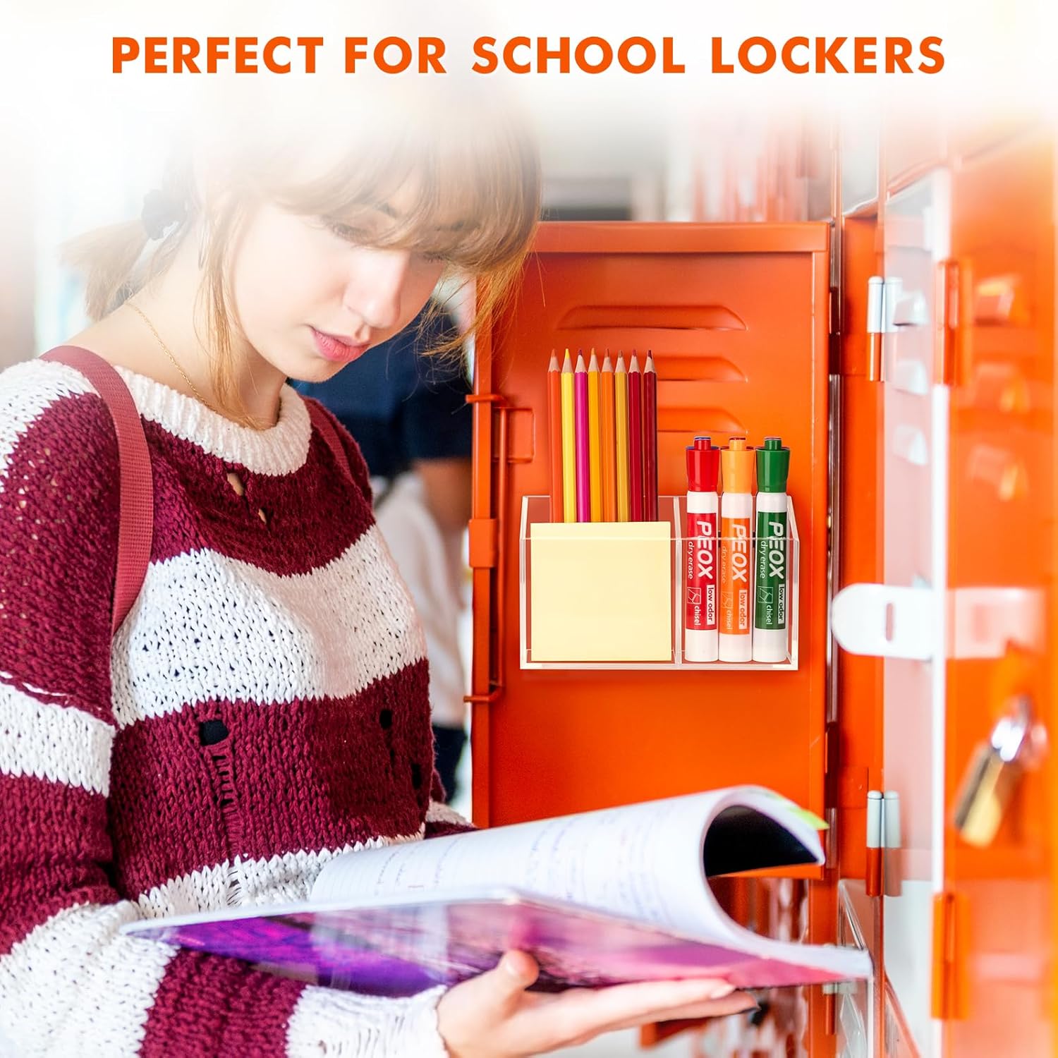 Magnetic Dry Erase Marker Holder for Whiteboard