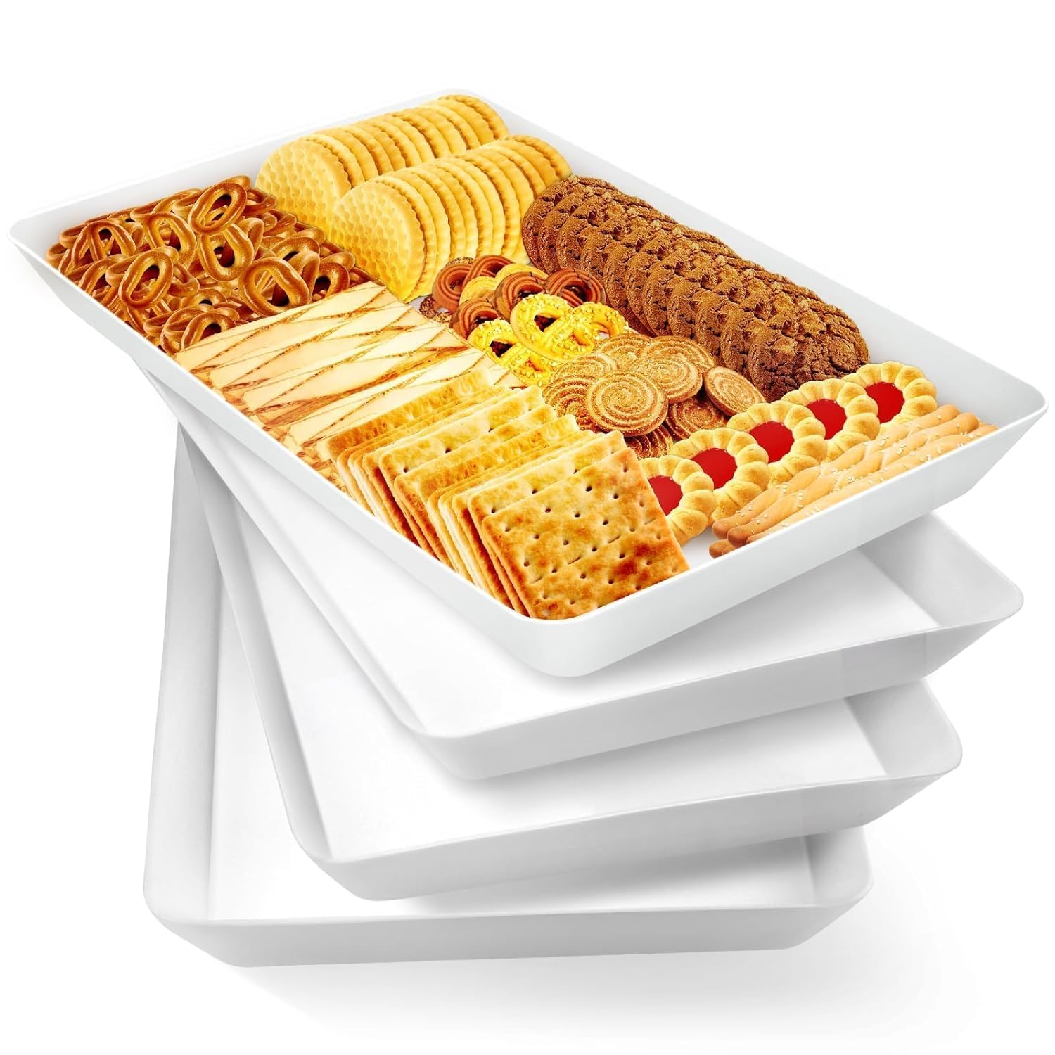 4 pcs Serving Tray for Entertaining