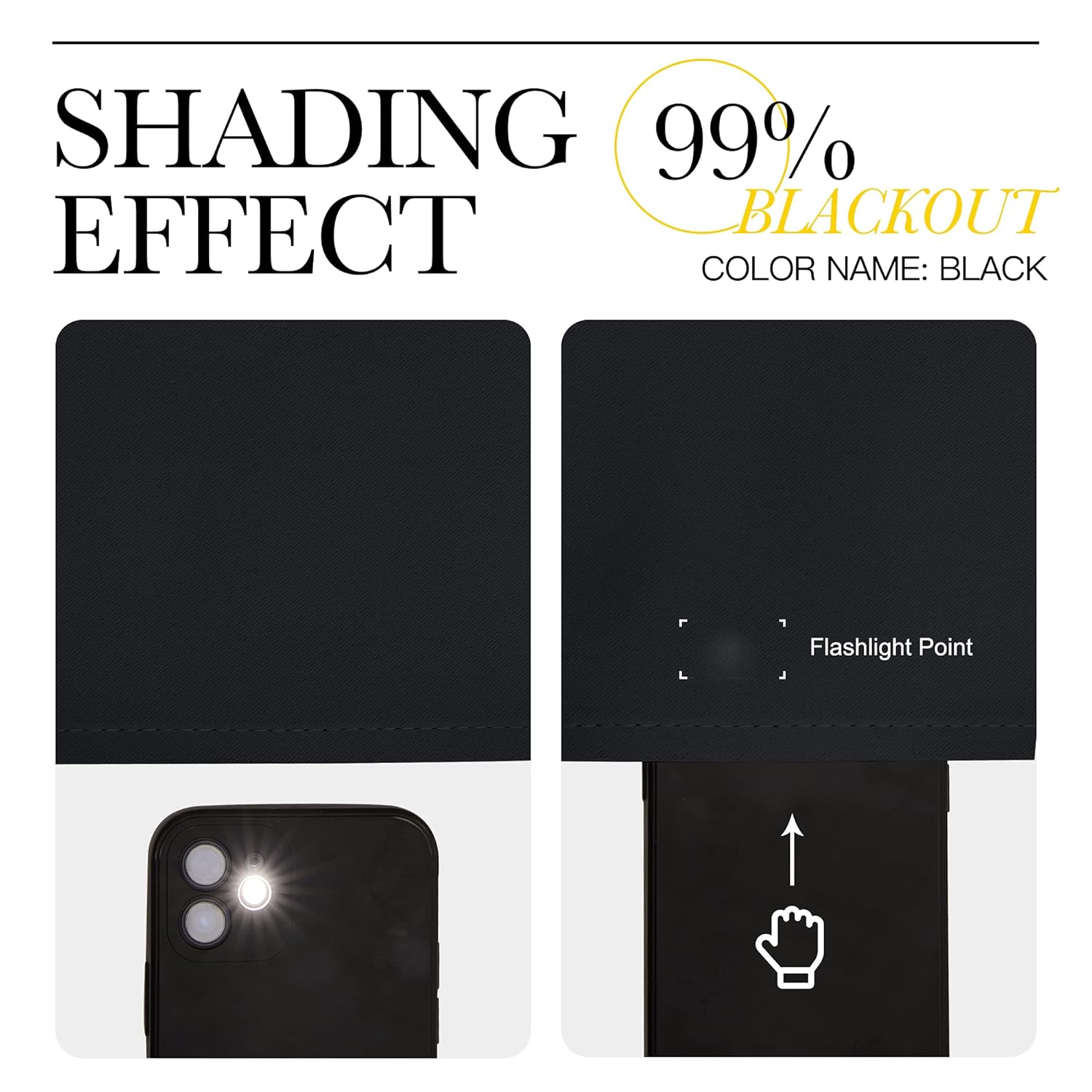 Halloween Pitch Black Curtains