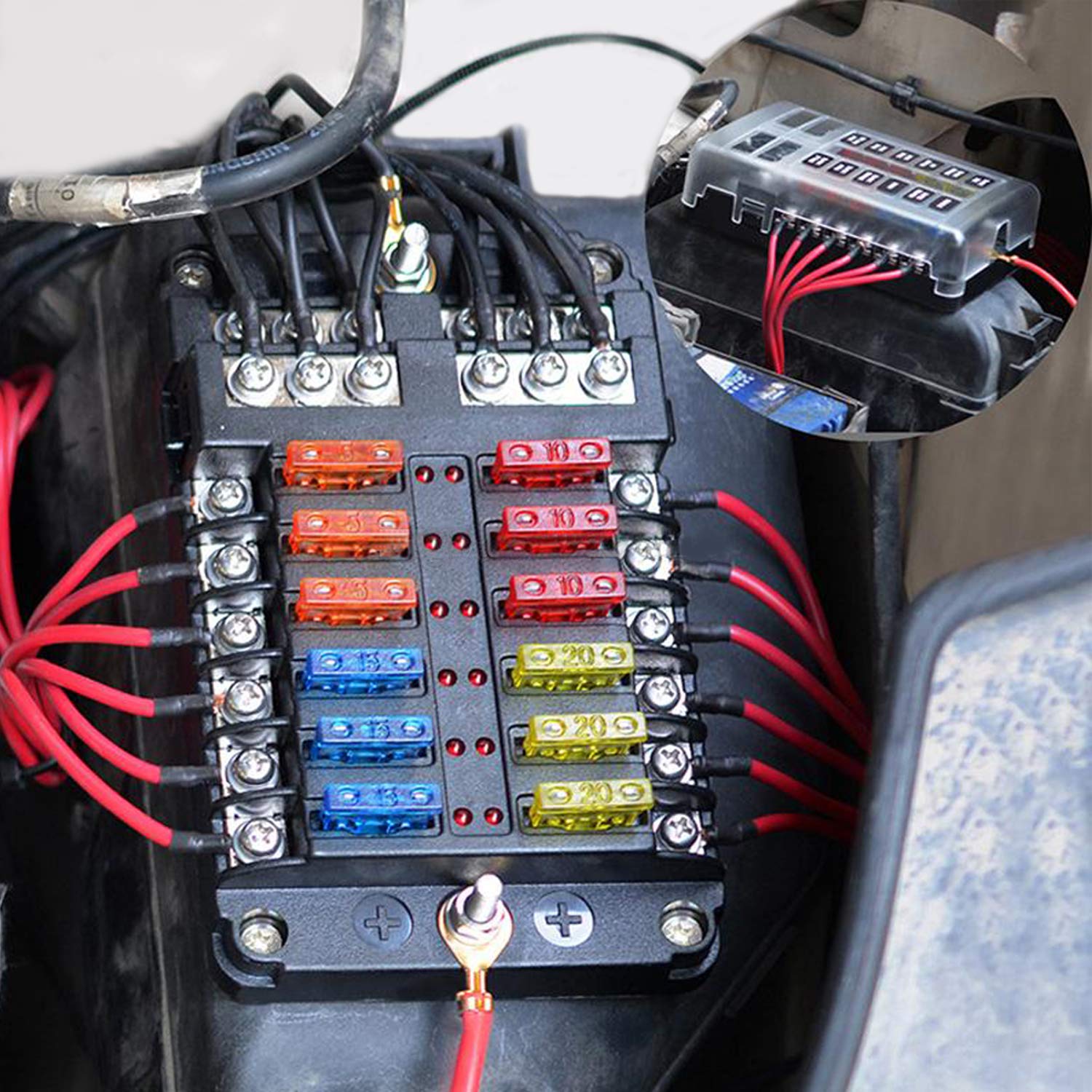 140 Pcs Fuses Automotive Kit