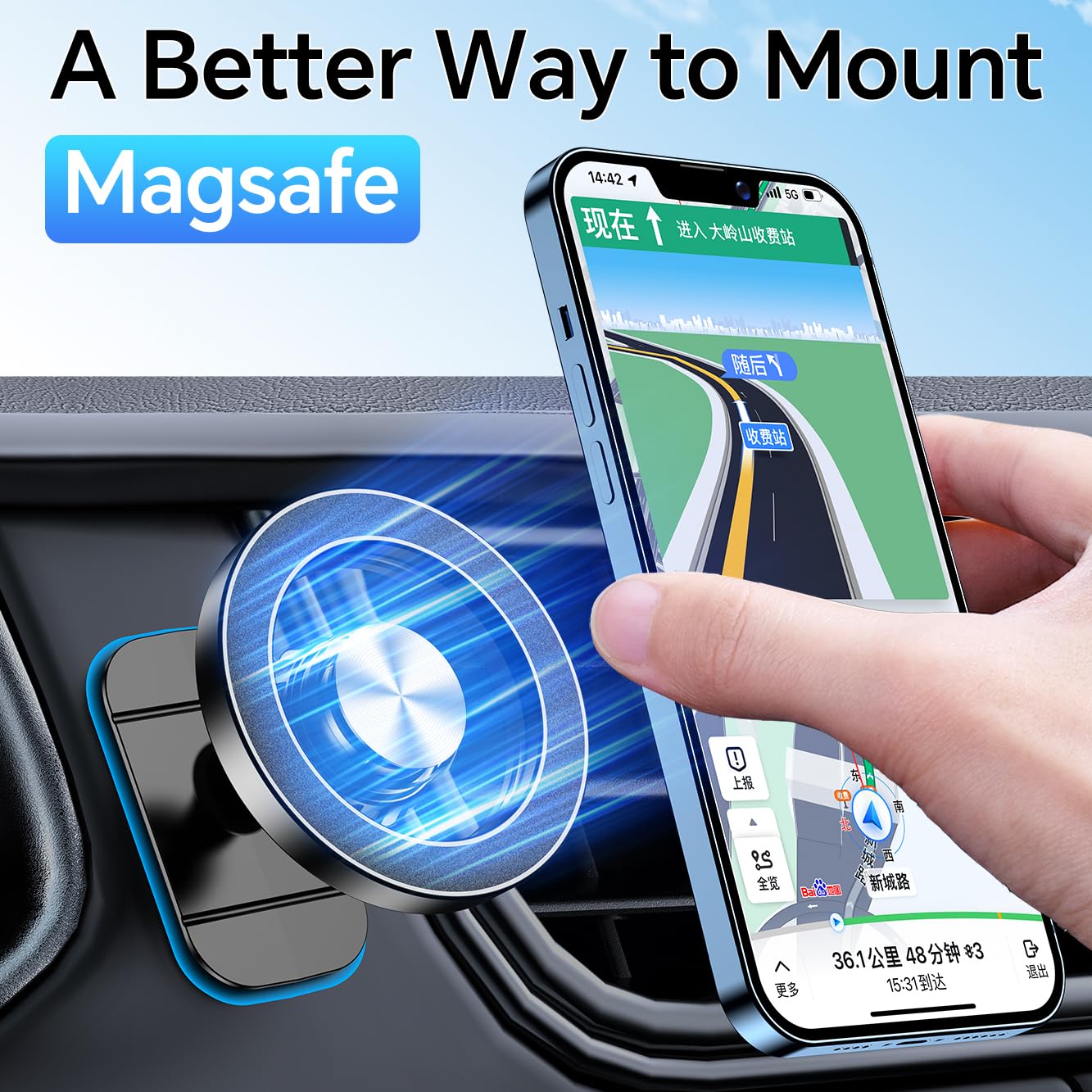 Magnetic Phone Holder for Car