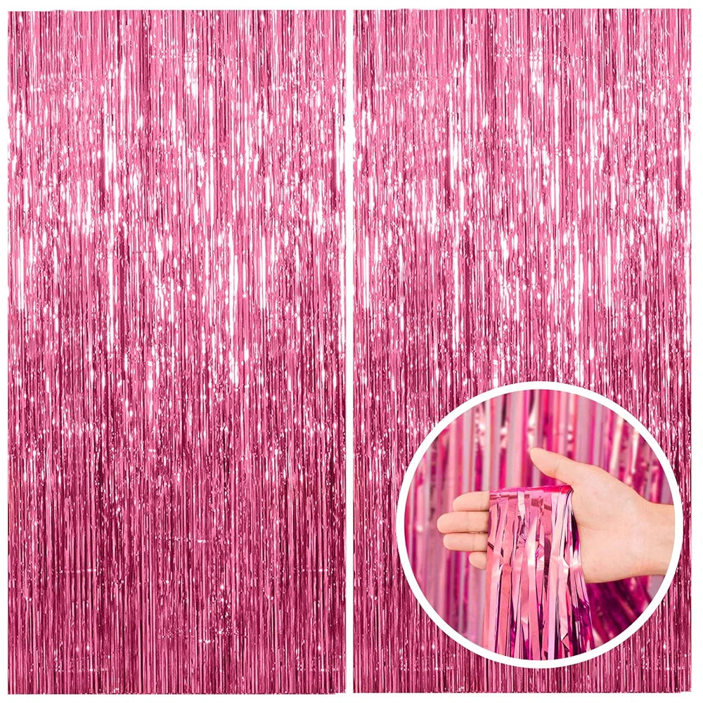 2 Pack Pink Backdrop Party Decorations