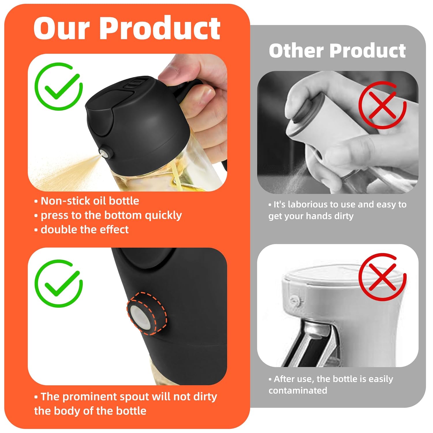 Glass Olive Oil Sprayer for Cooking