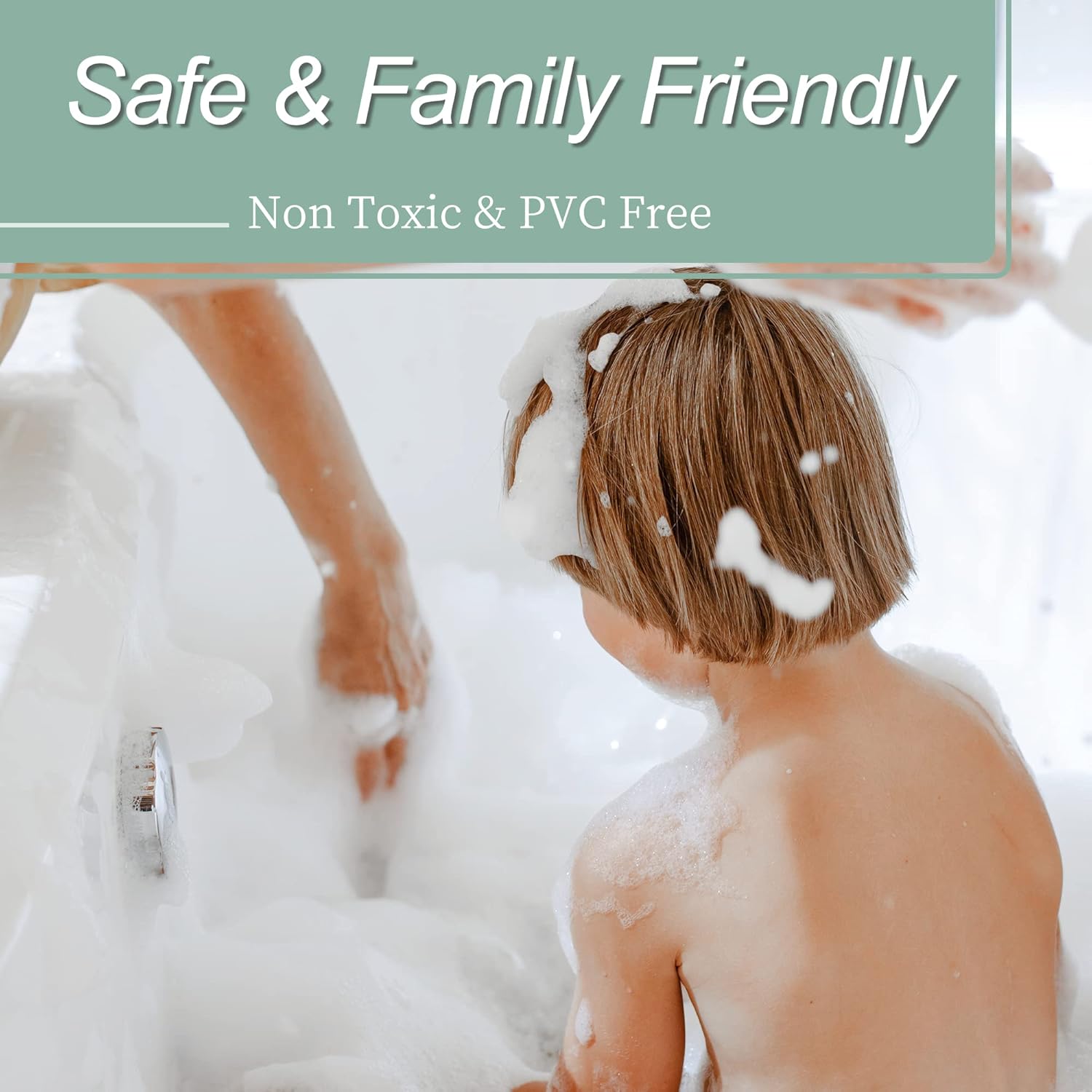 Awesome Clear Shower Curtain Liner with 3 Magnets