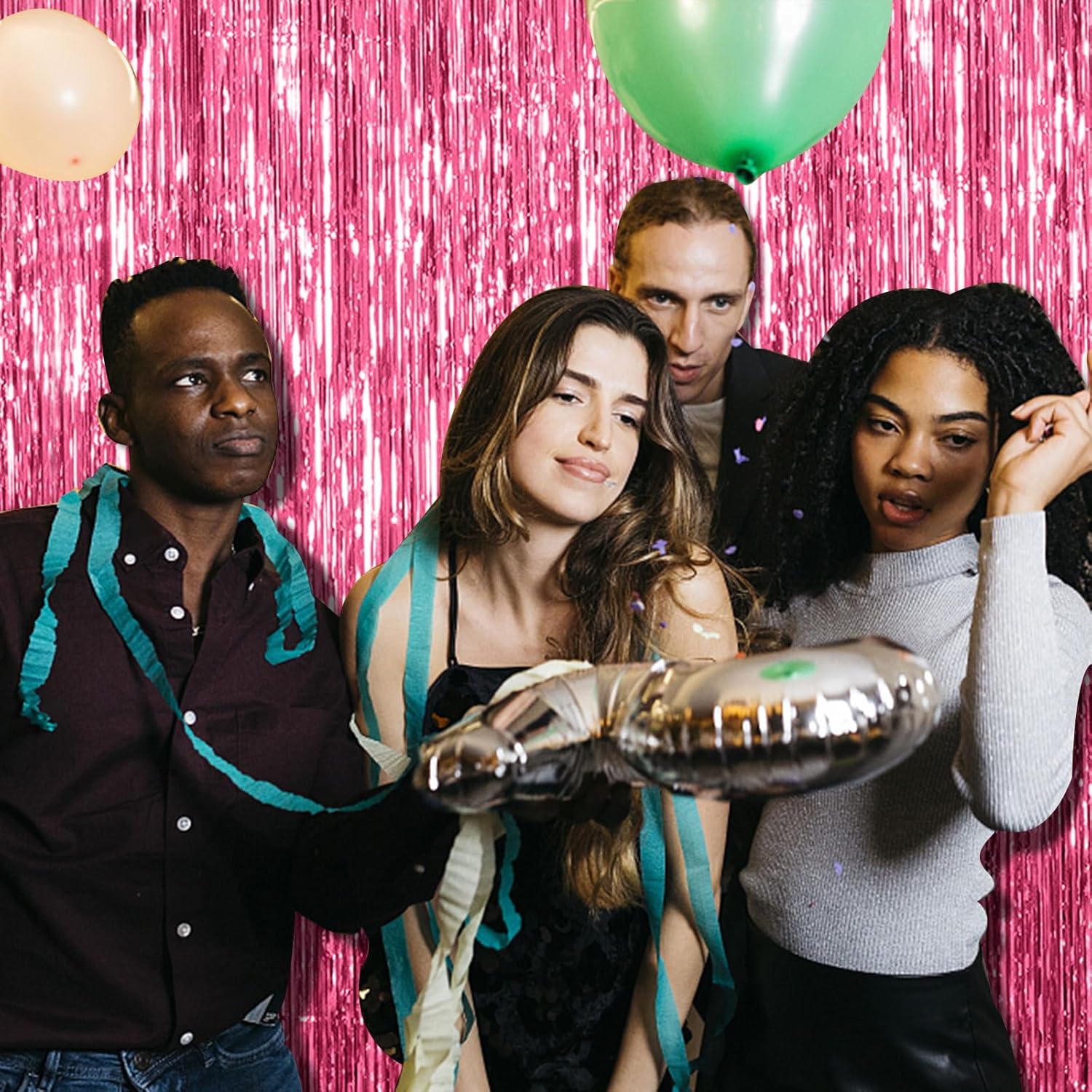 2 Pack Pink Backdrop Party Decorations