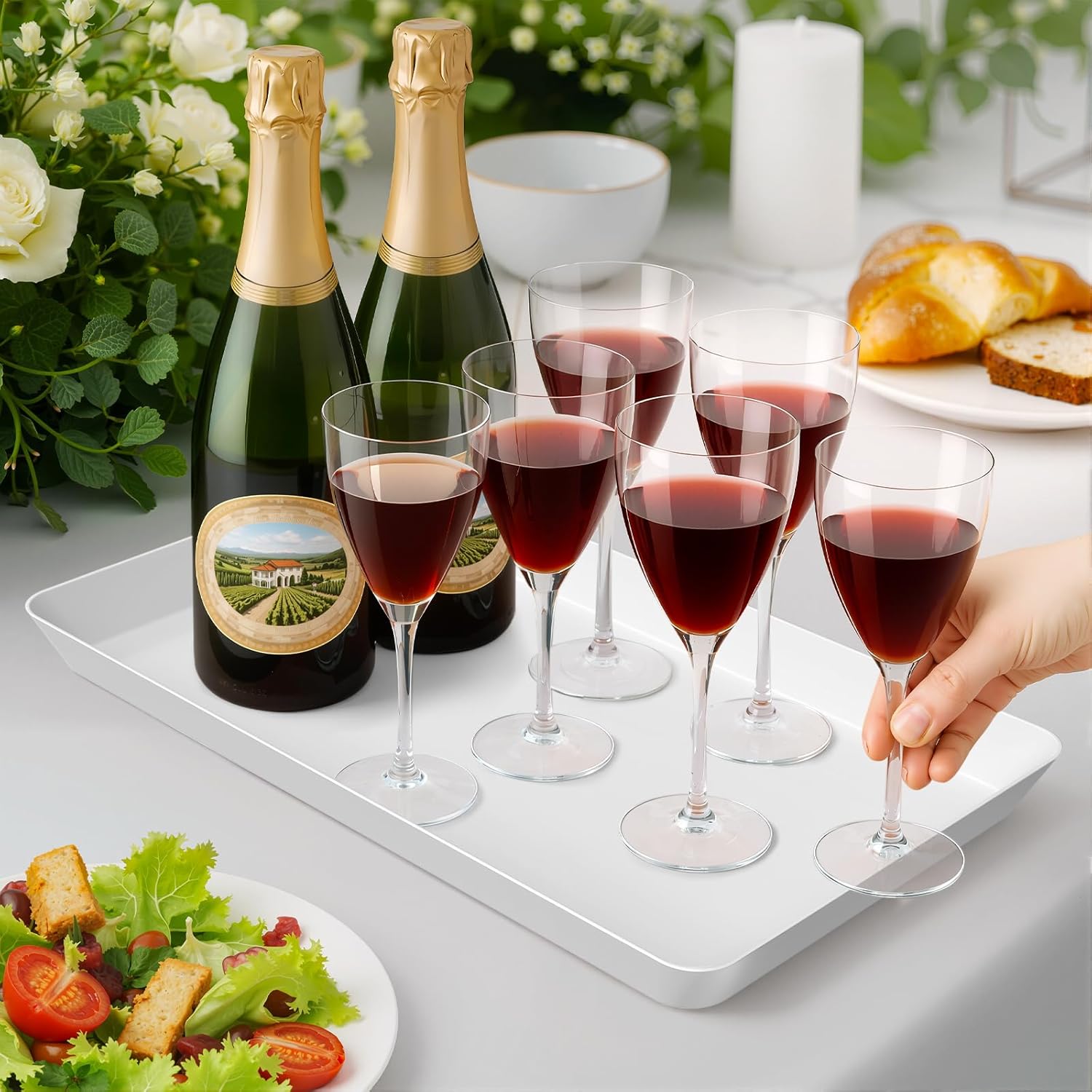 4 pcs Serving Tray for Entertaining