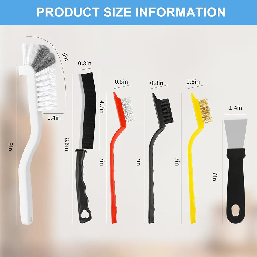 Cleaning Brush Set, 11 PCs