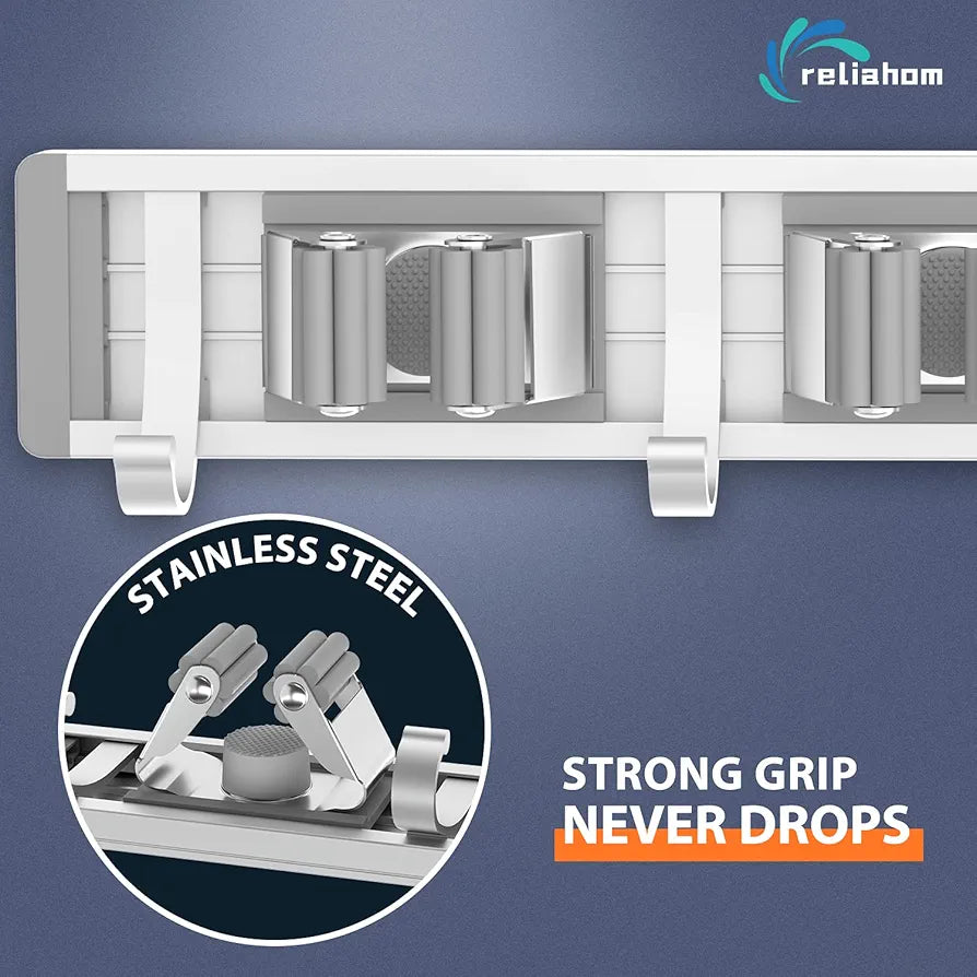 Broom Holder Wall Mount