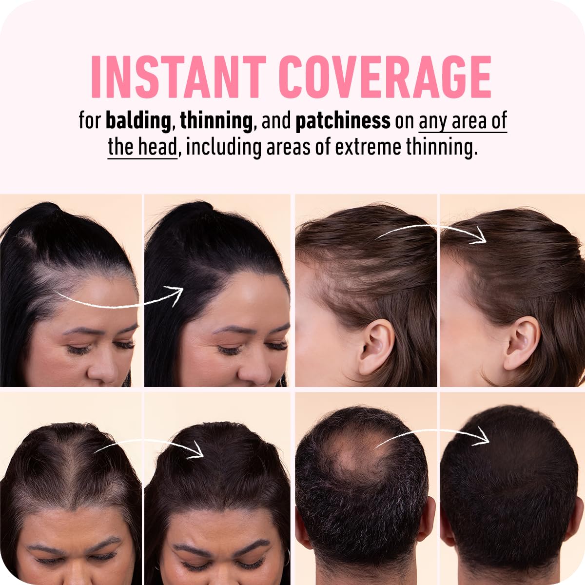 Hairline Powder, Root Touch Up Hair Color - Dark Brown