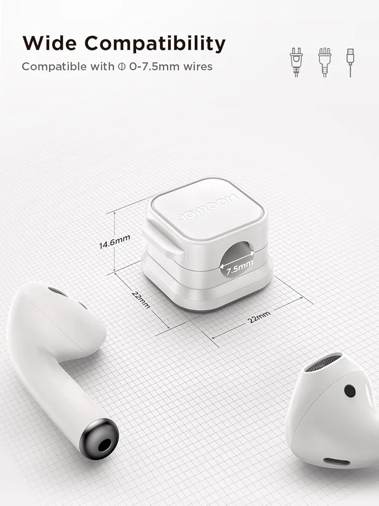 Magnetic Cable Clips, 6 Pack