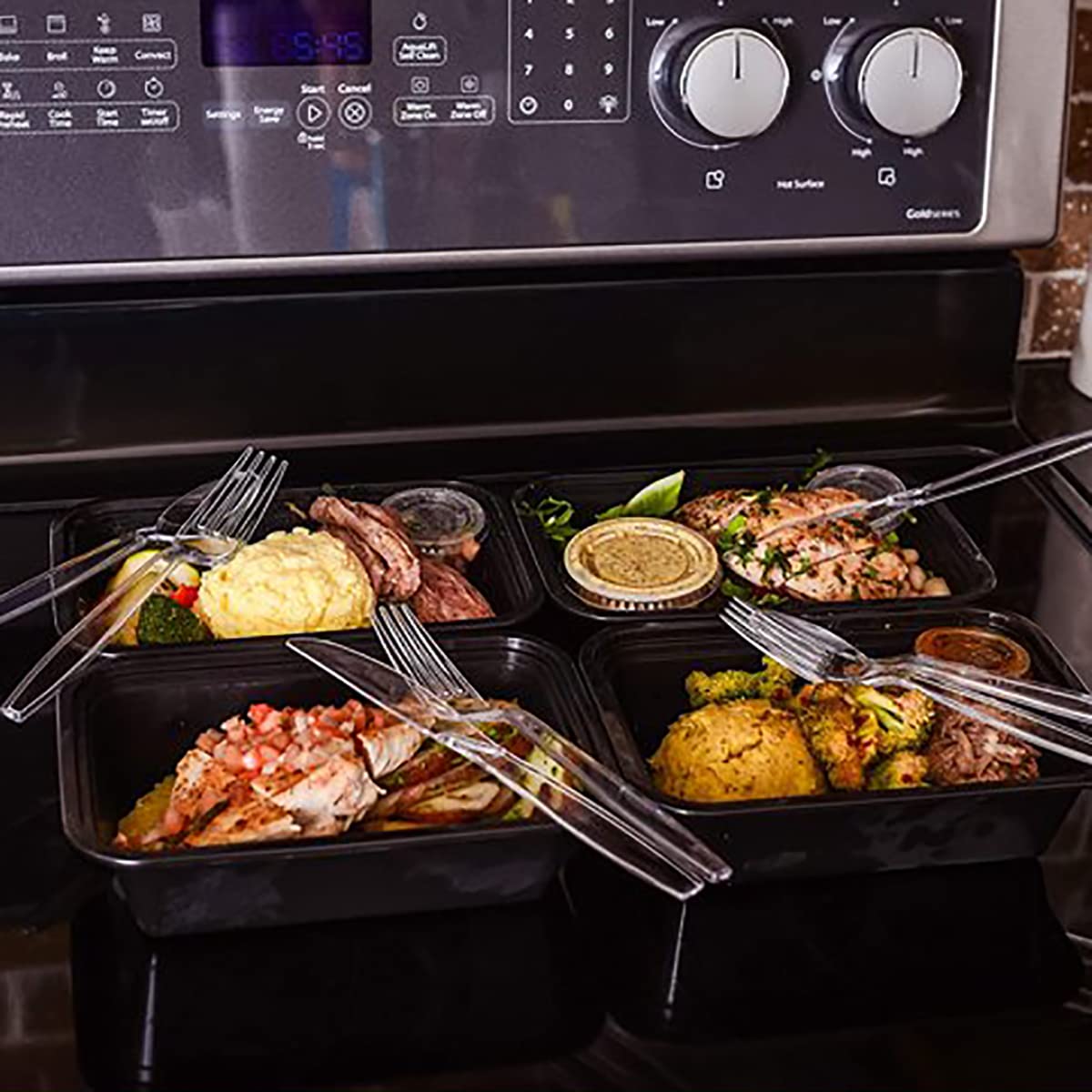 100 Count Plastic Forks Spoons