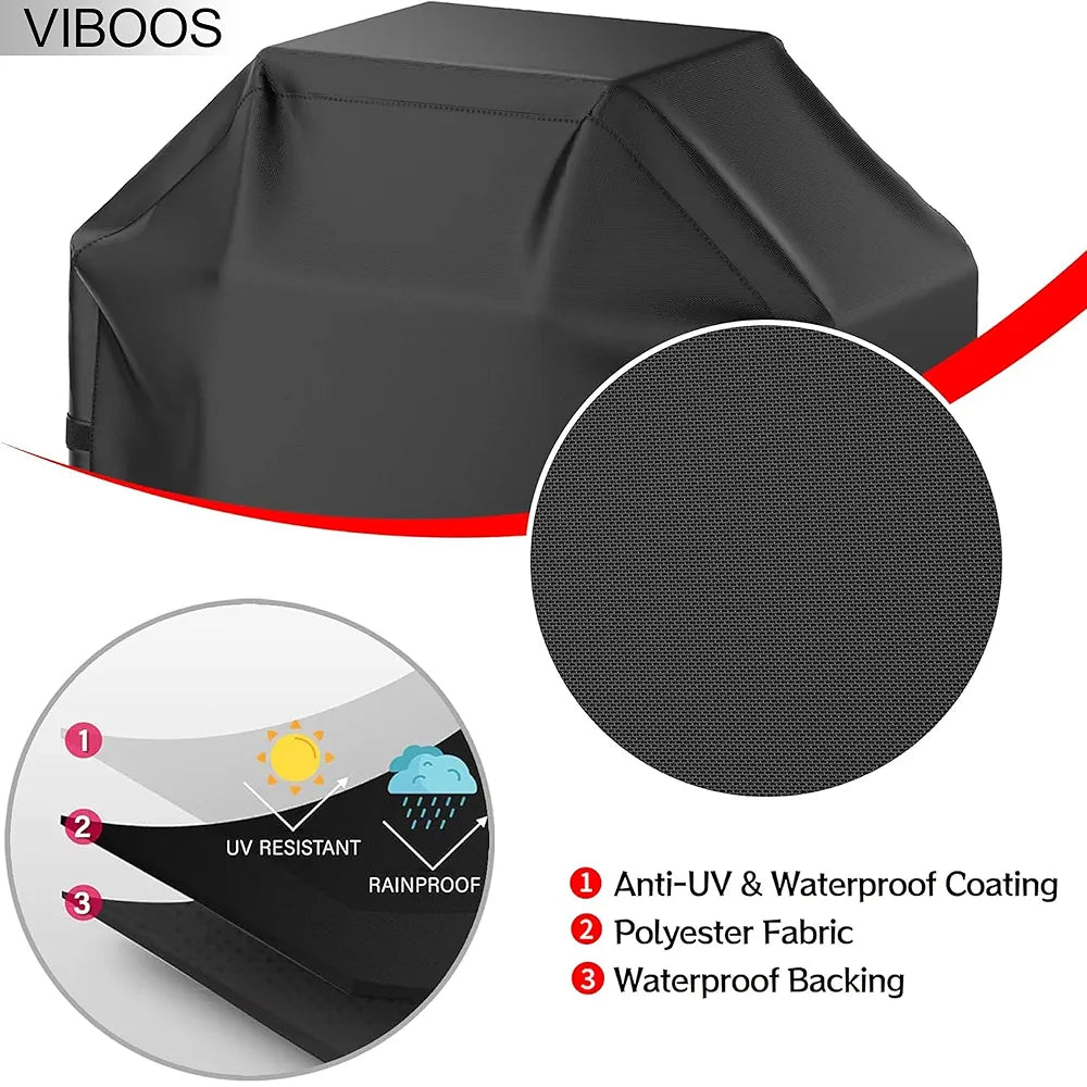 BBQ Gas Grill Cover for Outdoor, 58 In