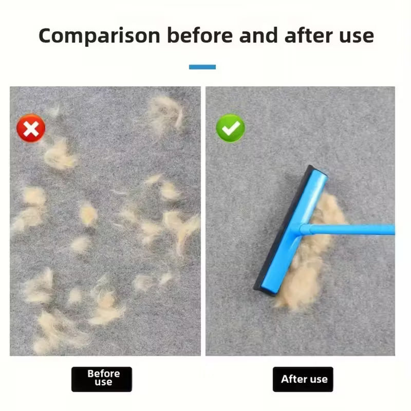Pet Hair Removal Broom - Red