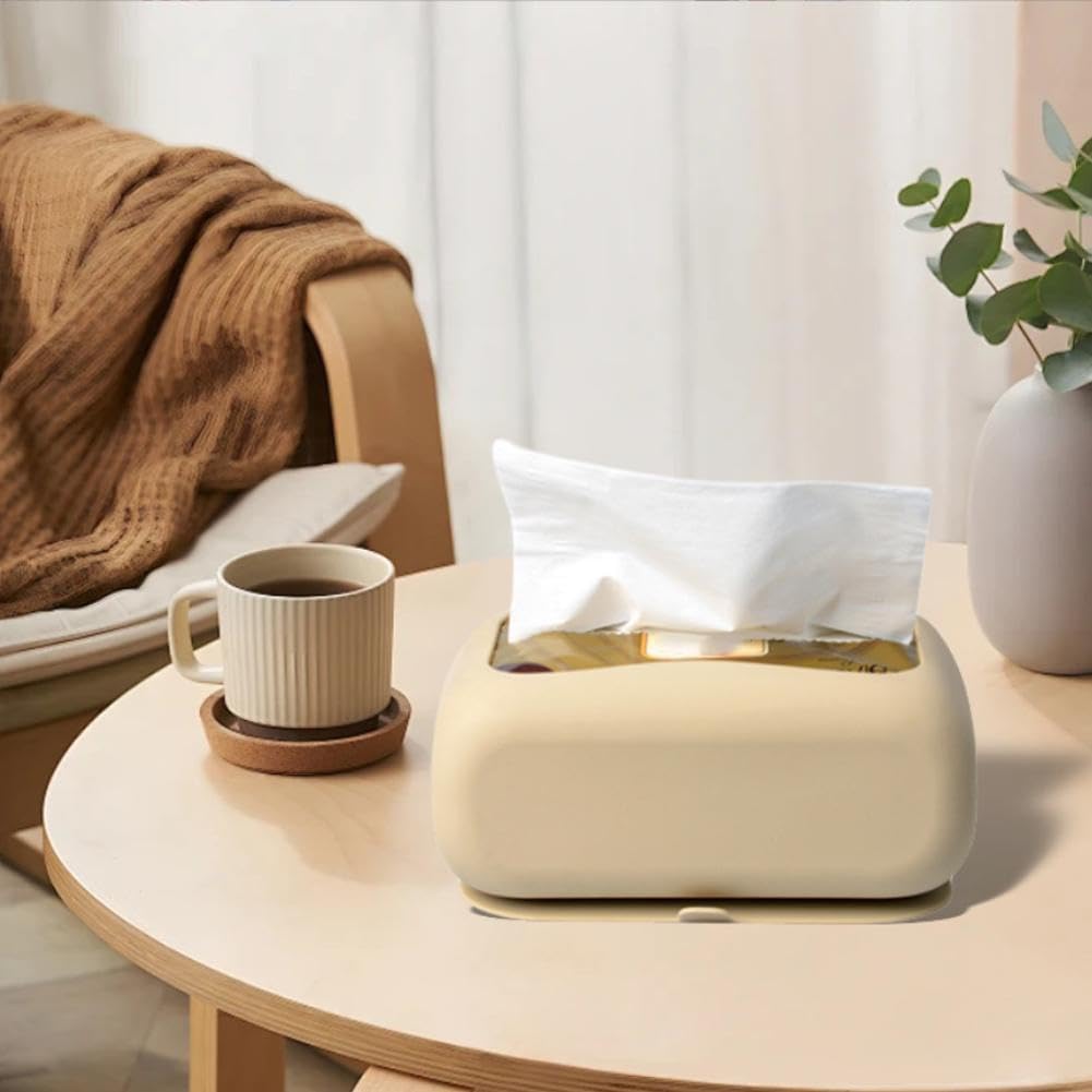 Silicone Tissue Box Holder, Gray