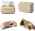 Silicone Tissue Box Holder, Gray