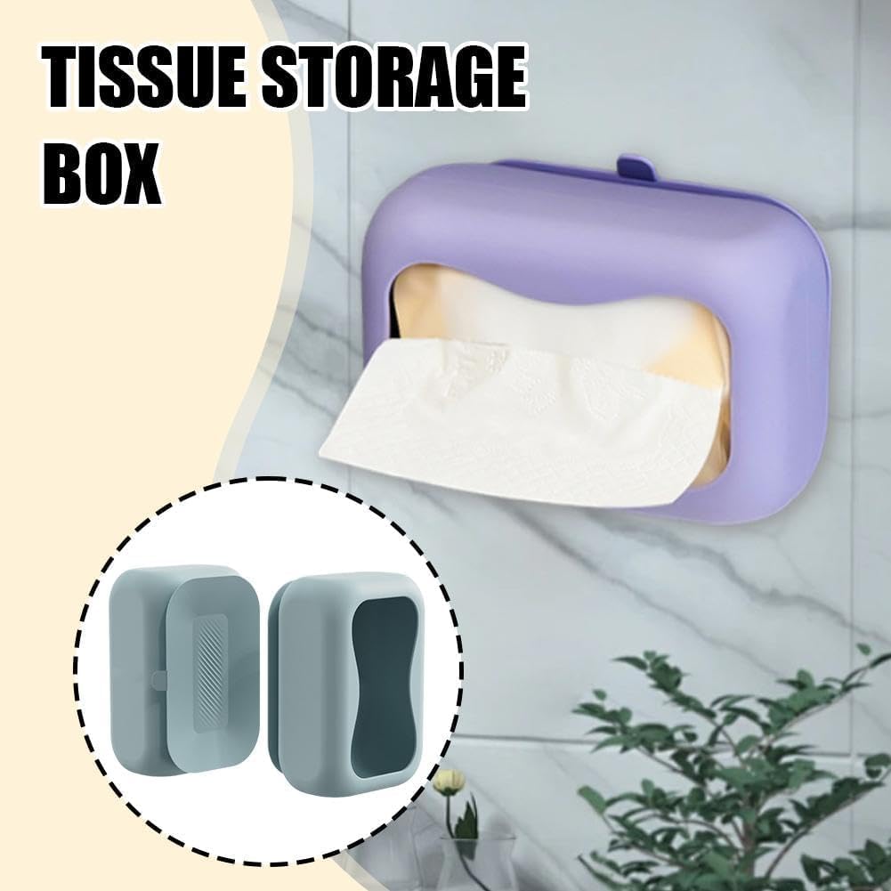 Silicone Tissue Box Holder, Gray