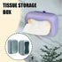 Silicone Tissue Box Holder, Gray