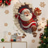 Santa Claus Breakthrough Wall Stickers 3D (3pcs)