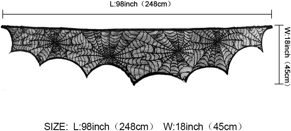 Black Lace Spiderweb