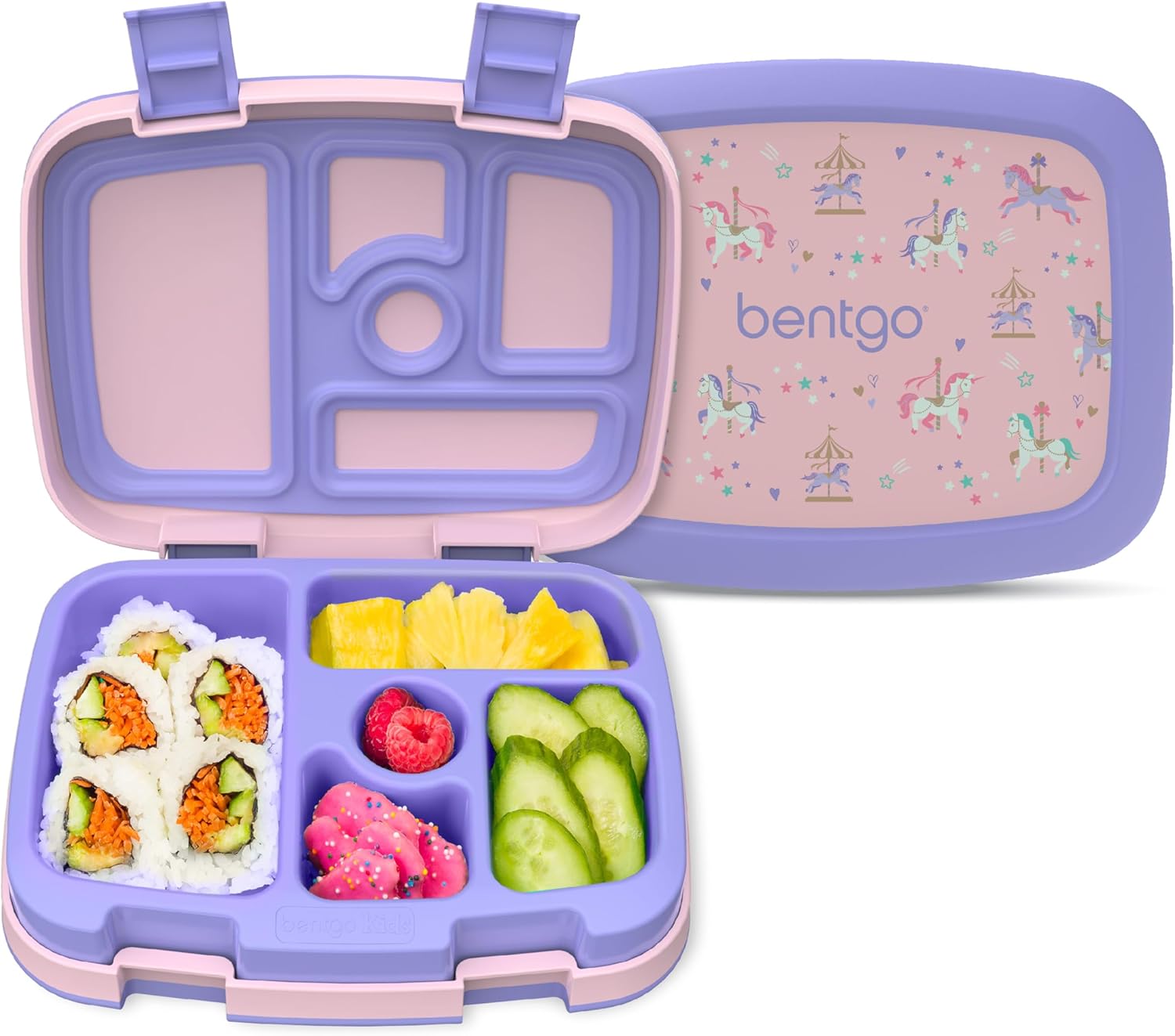 5-Compartment Bento-Style Kids Lunch Box