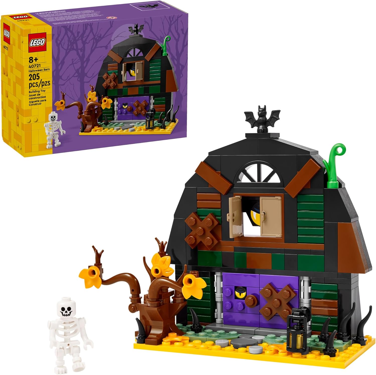 Halloween Barn Building Toy for Kids