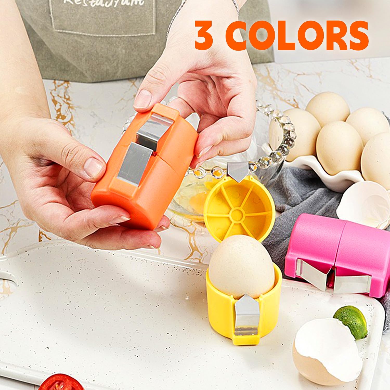 3 PCS Egg Shell Opener