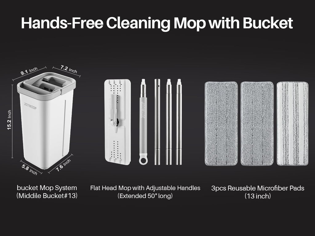 Mop and Bucket with Wringer Set