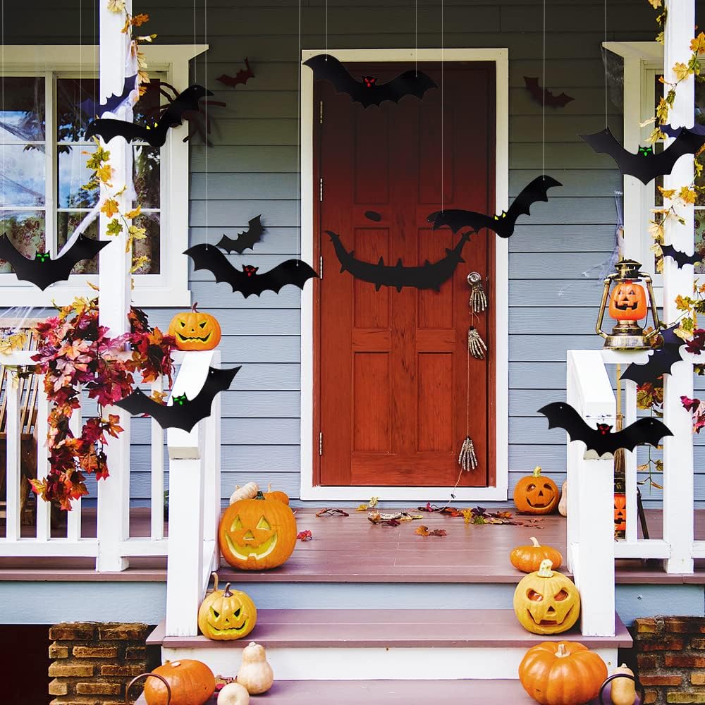 Halloween Hanging Bats 12 Pcs